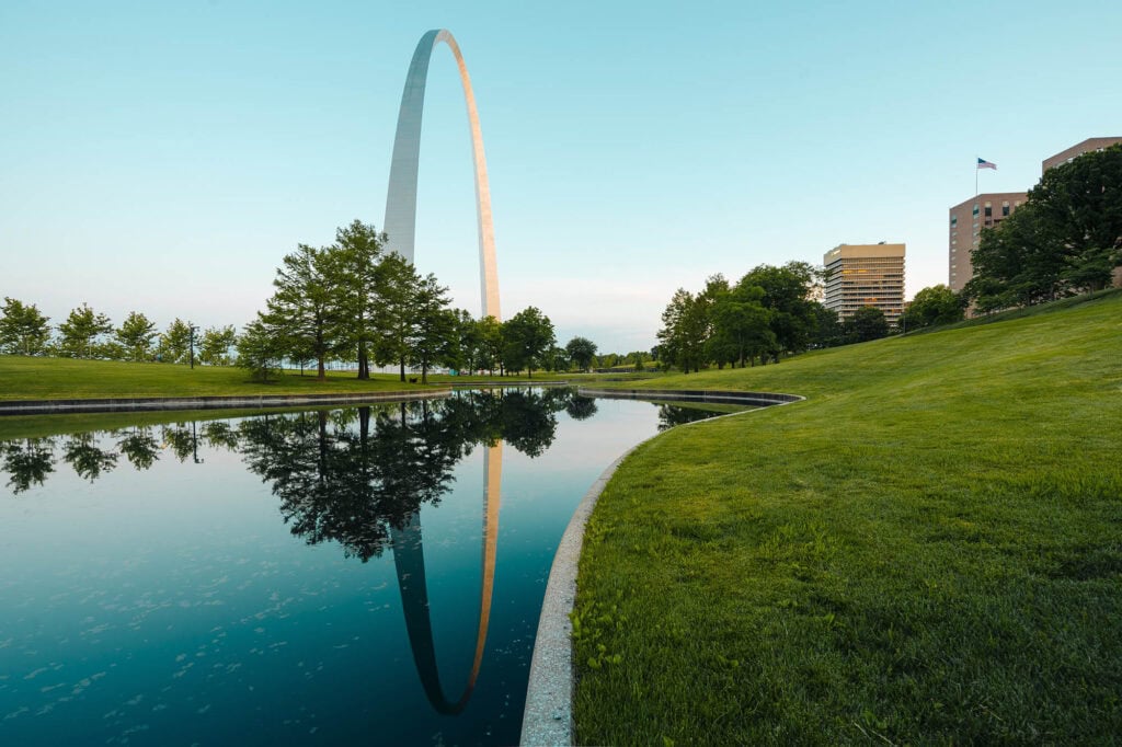 Gateway Arch National Park in St. Louis, Missouri