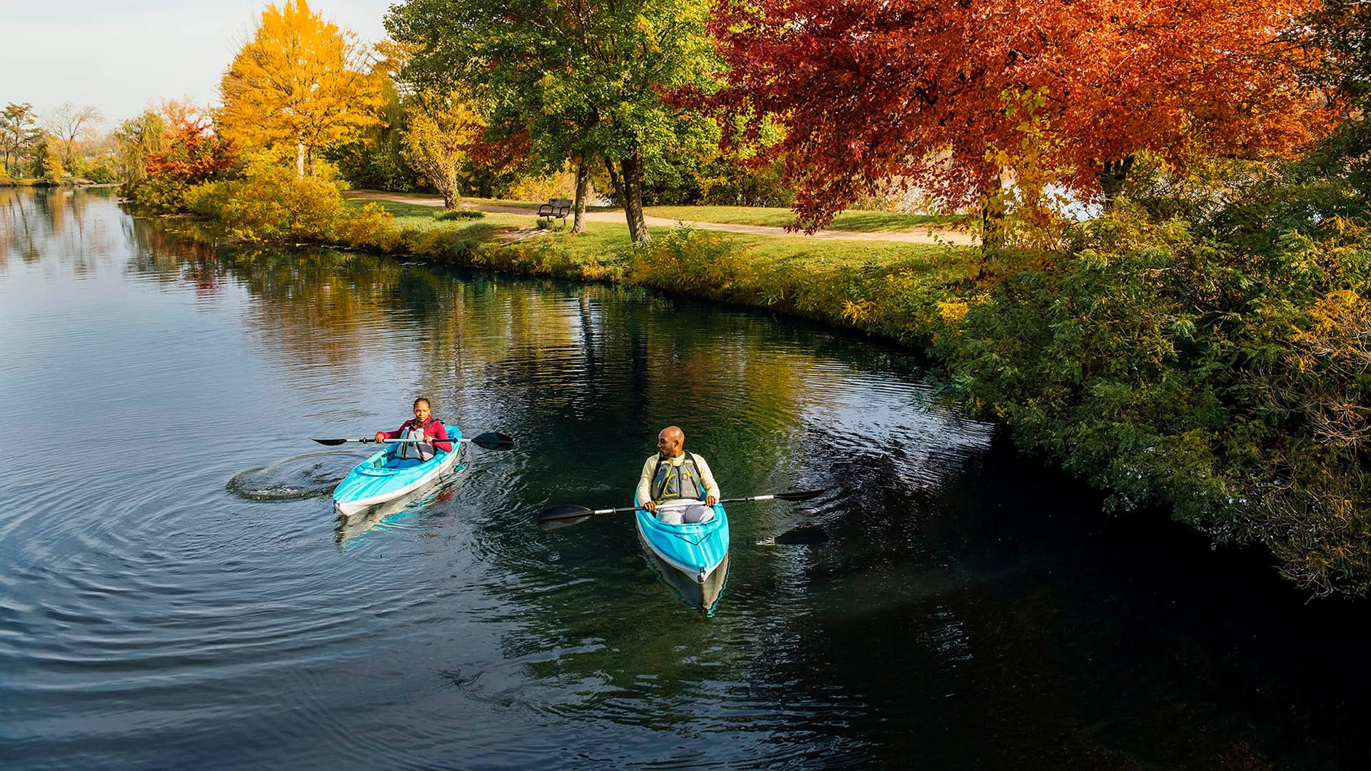 North Bay Park near Ann Arbor, Michigan; Credit: Destination Ann Arbor