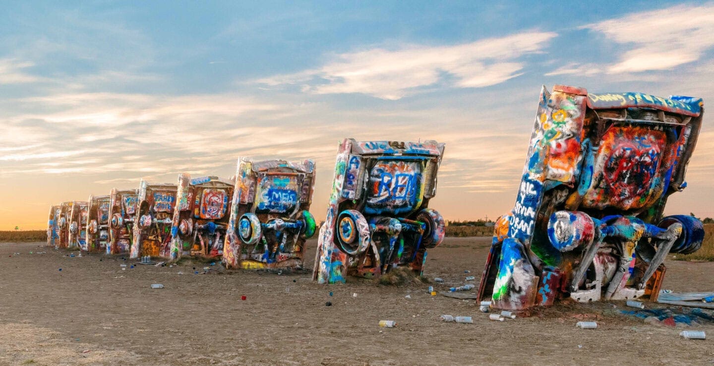 텍사스주 아마릴로의 Cadillac Ranch