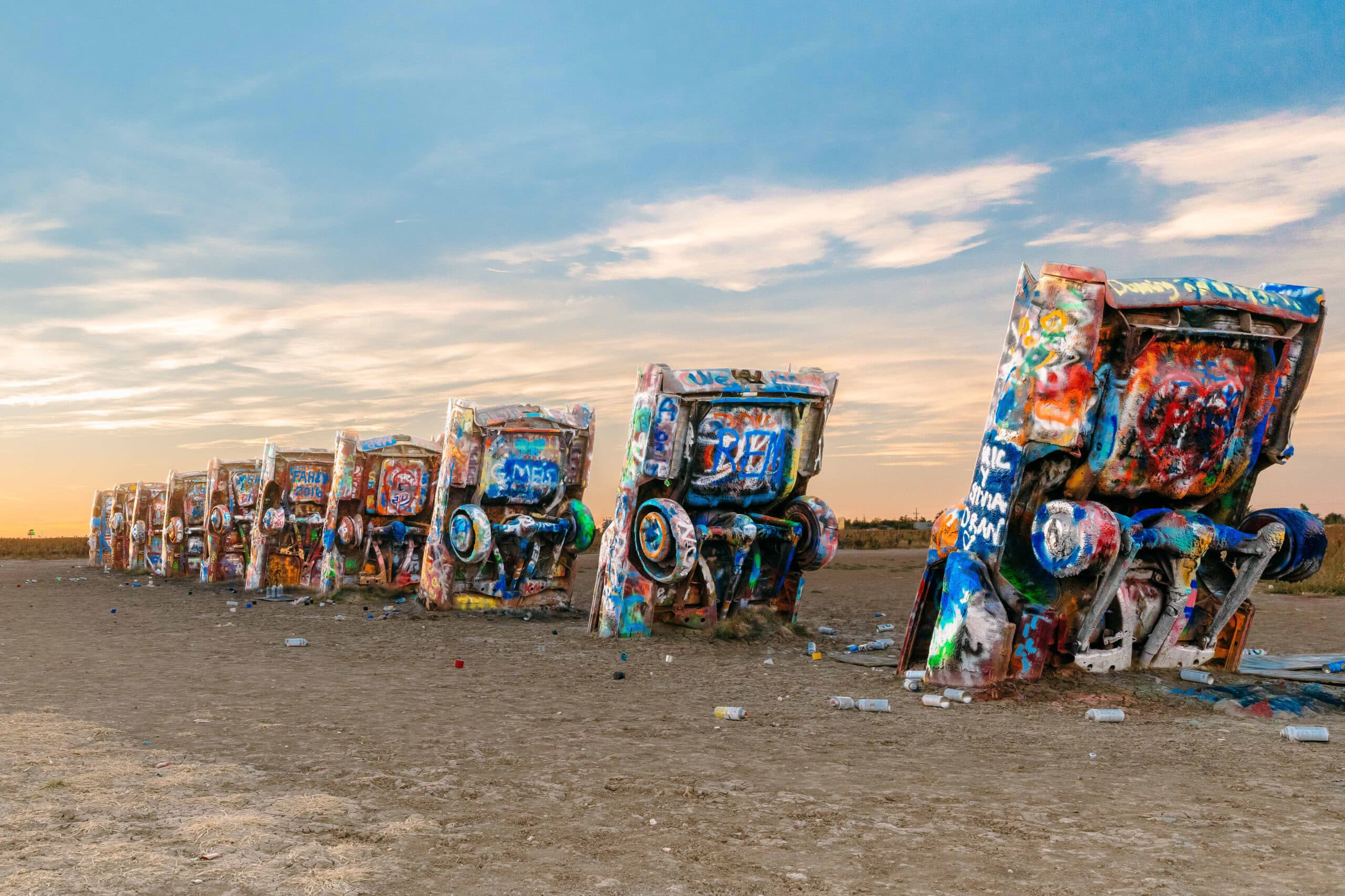 텍사스주 아마릴로의 Cadillac Ranch