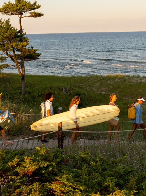 Kohler Andrae Beach in Sheboygan, Wisconsin; Credit: Travel Wisconsin