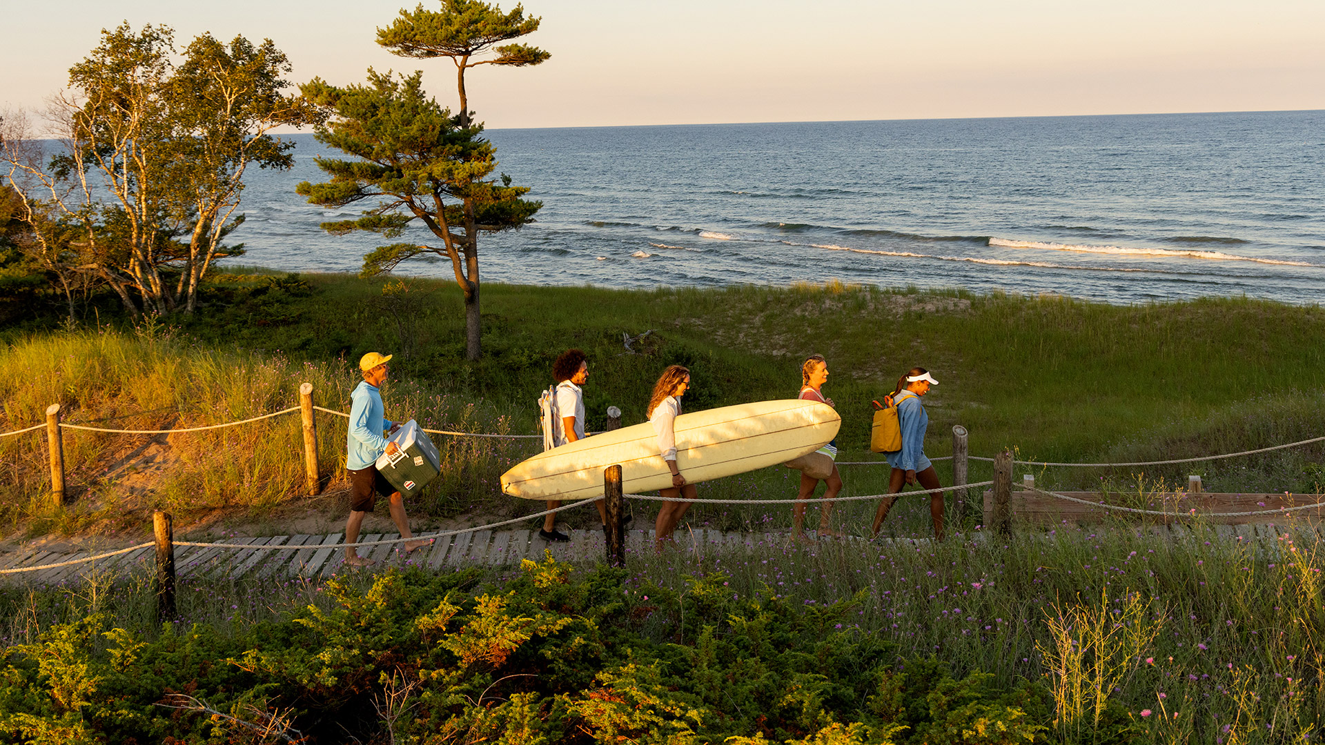 Kohler Andrae Beach in Sheboygan, Wisconsin; Credit: Travel Wisconsin