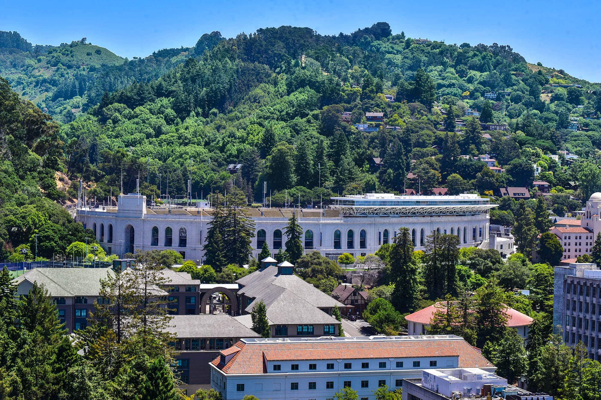 California El Memorial Stadium, situado en el campus de la Universidad de California, en Berkeley, California