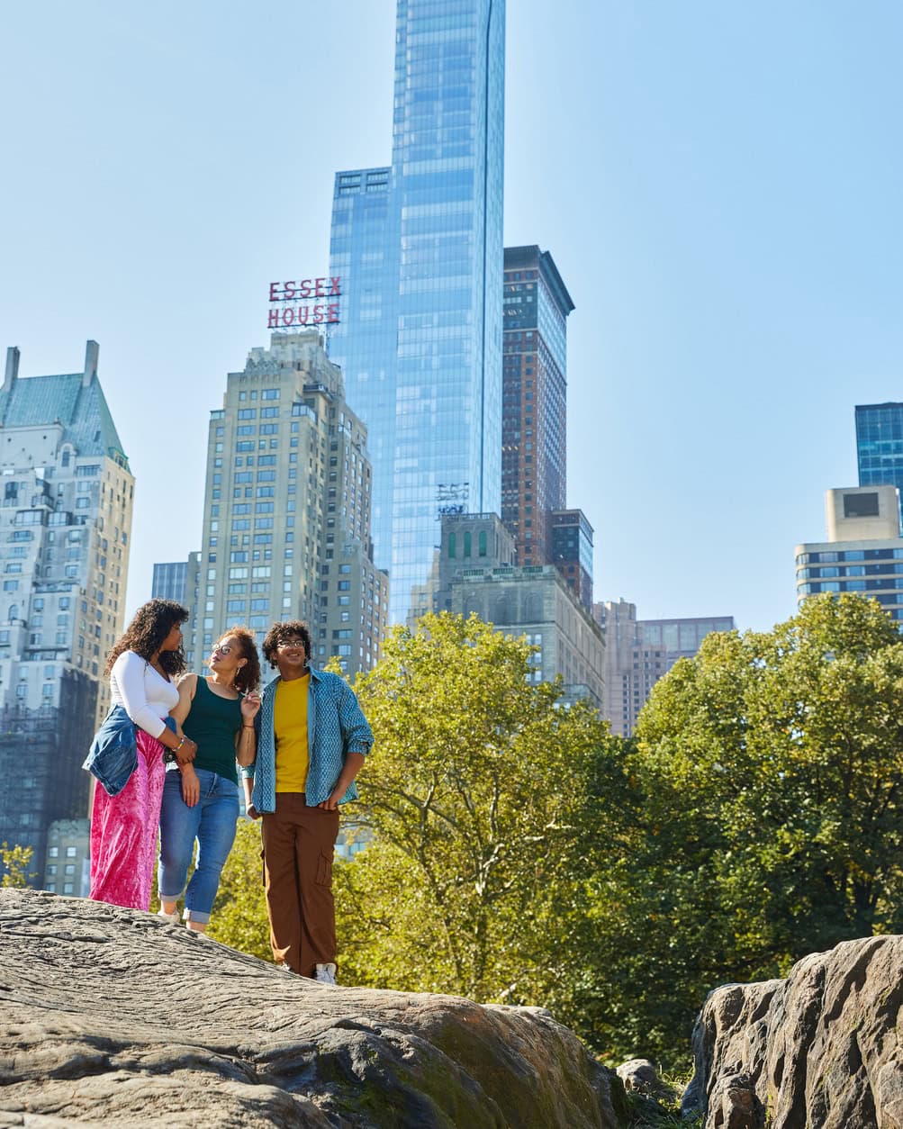 Famille au parc Central New York City , New York