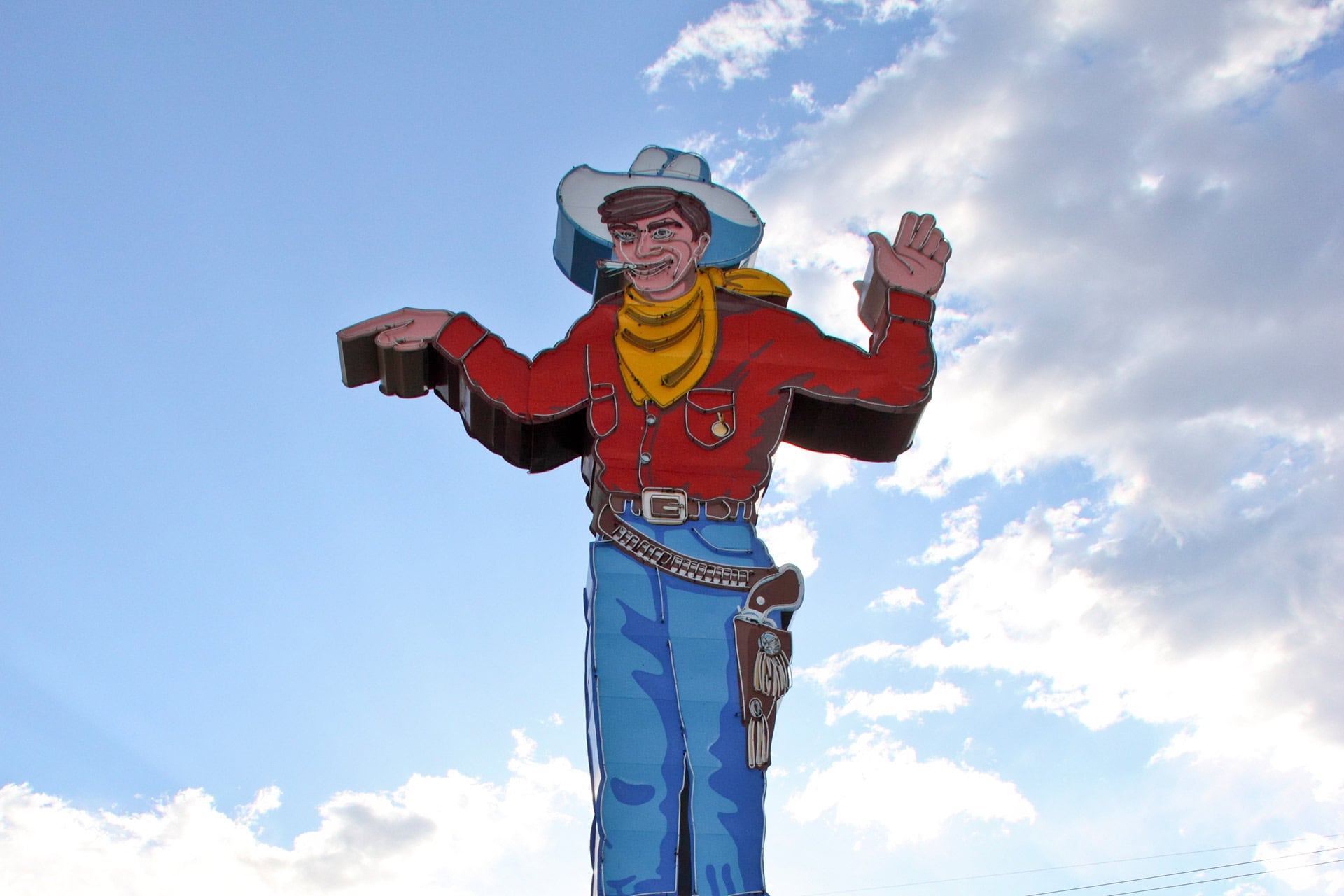 Die Wendover Will Statue in Westen / Der Westen Wendover, Nevada Bildnachweis: Besuch Nevada