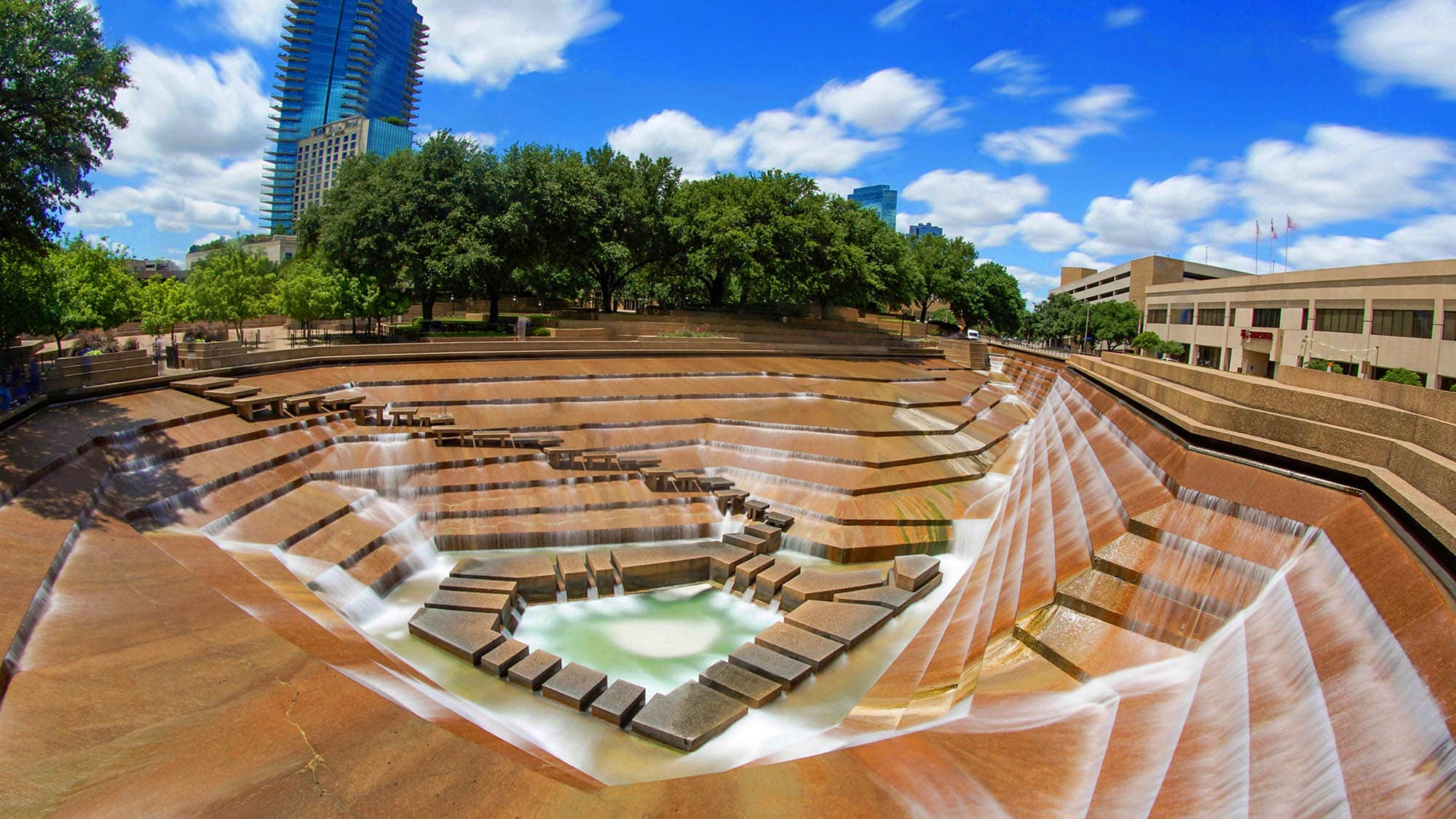 Fort Worth Wassergärten in Fort Worth , Texas